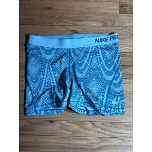 Women’s Nike Pro Shorts Blue Size XL